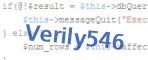 verification code